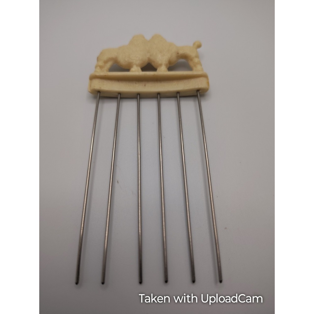 Vintage Glamour Lift Hair Pick Comb White Poodle Original Kurtell Co - Picture 5 of 9